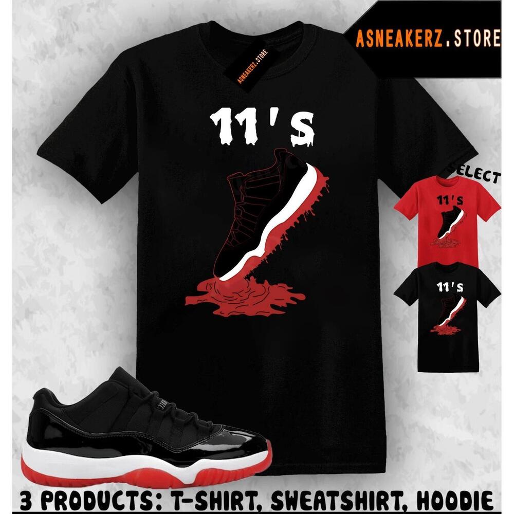 Tee Shirt Matching Aj 11 Low Bred Match Dripping 11S T-Shirt